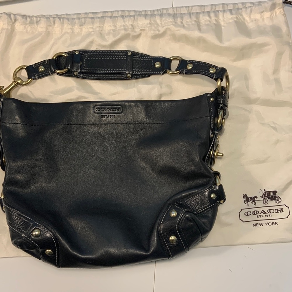 Couch leather carly hobo bag